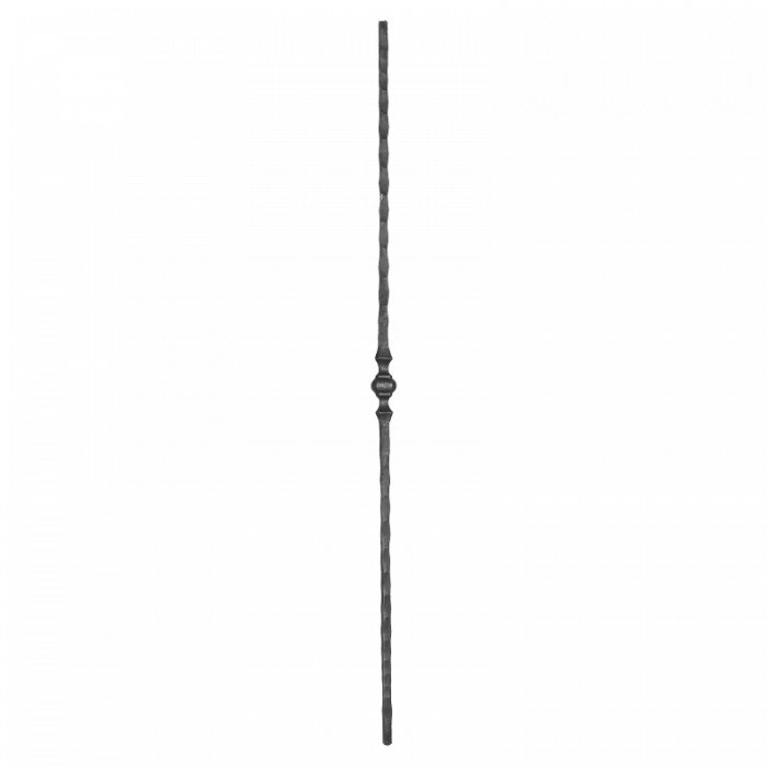 Forged steel baluster 14x14 mm H950 x L35 mm