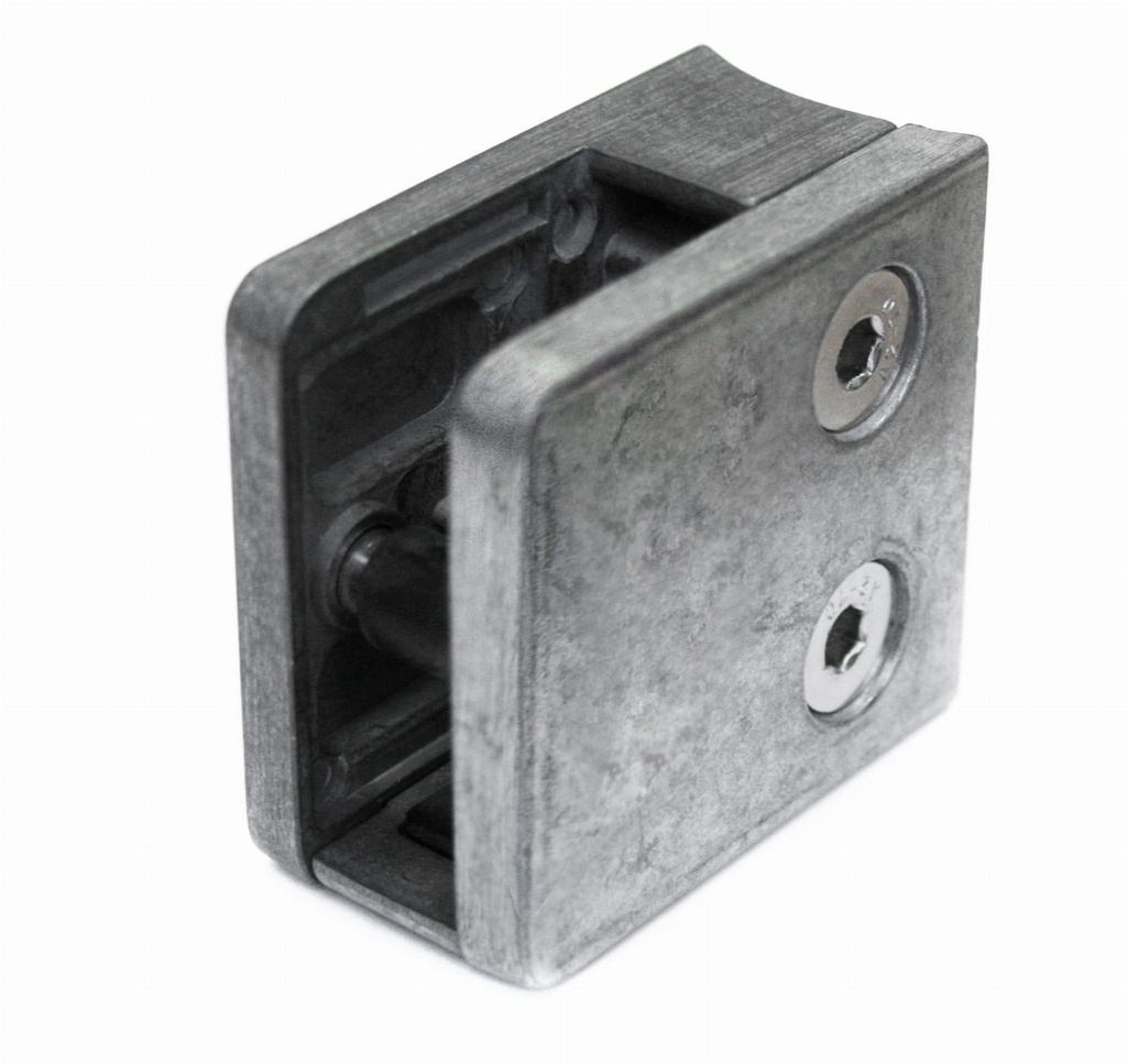 Glass clamp 42,4 L45 H45 W26 a18 (ZAMAK)