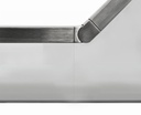 Railing connector 40x40mm 25°-55°,AISI 304, Satin