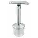 Handrail holder D42,4mm H80mm, AISI 316, satin