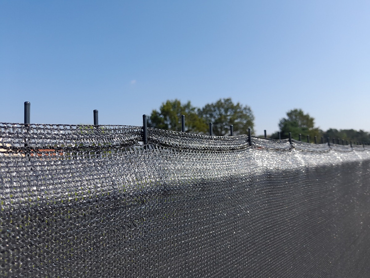 Maskejošais siets žogiem h1,5m pelēks grafīts (25m)