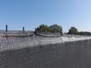 Masking net for fences h1,5m gray graphite (25m)