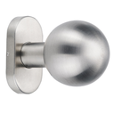 Apaļš rokturis , nerūsējošais tērauds, nekustīgs