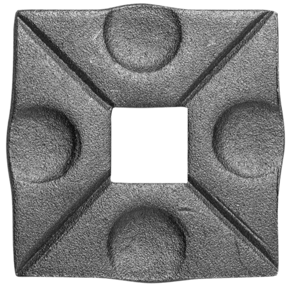 Dekoratīva pēda 26x26mm,H90xL90mm