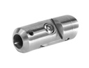  Держатель трубки регулируемый, d12mm/d42.4мм, AISI 304 шлифованный 