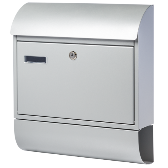 Mailbox 400x330x102mm, sudraba
