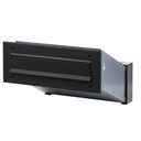 Multifunctional built-in mailbox, black