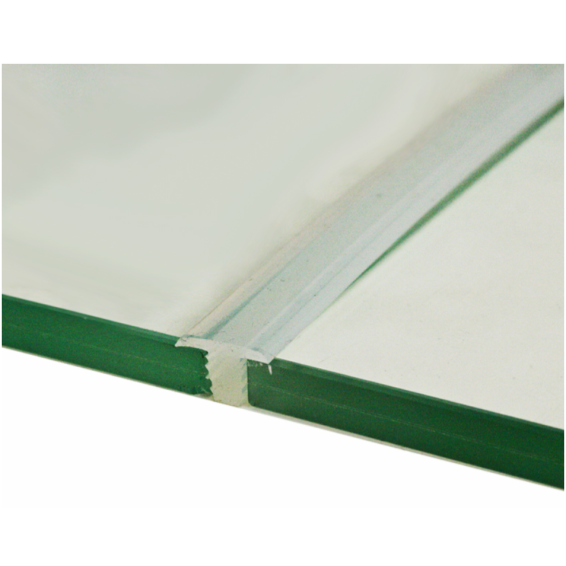 Silikona blīve L1500mm, dubultai nojumei, 15x11mm