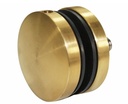 Glass clamp D50x8mm AISI 304 (Satin) without thread 10.5mm (8-21.52mm)