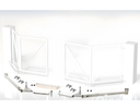 TWIN DRIVE 6.0 Plus foldable solution for 2 leafs, till 6m  (up to 110°)