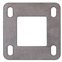 Tērauda flancis 40x40x4mm/80x80mm
