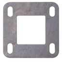 Стальной фланец 60x60x4mm/120x120mm