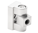 Hinge 180° for glass clamps, AISI 304, for flat surface