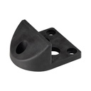 Gate stopper, galvanized steel with rubber coating