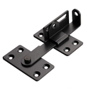 Stainless Steel Gate Latch 20-55 mm, black