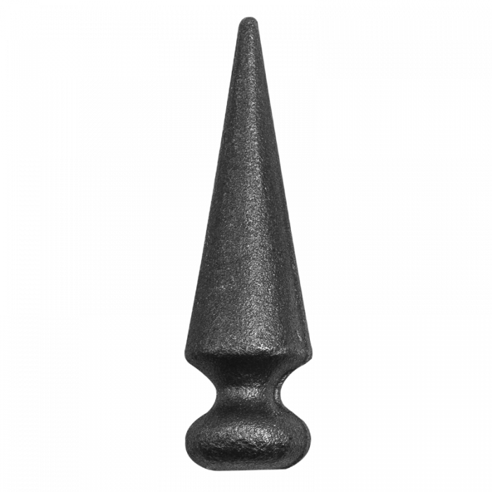 Forged steel arrowhead D22 mm H80 x L22 mm