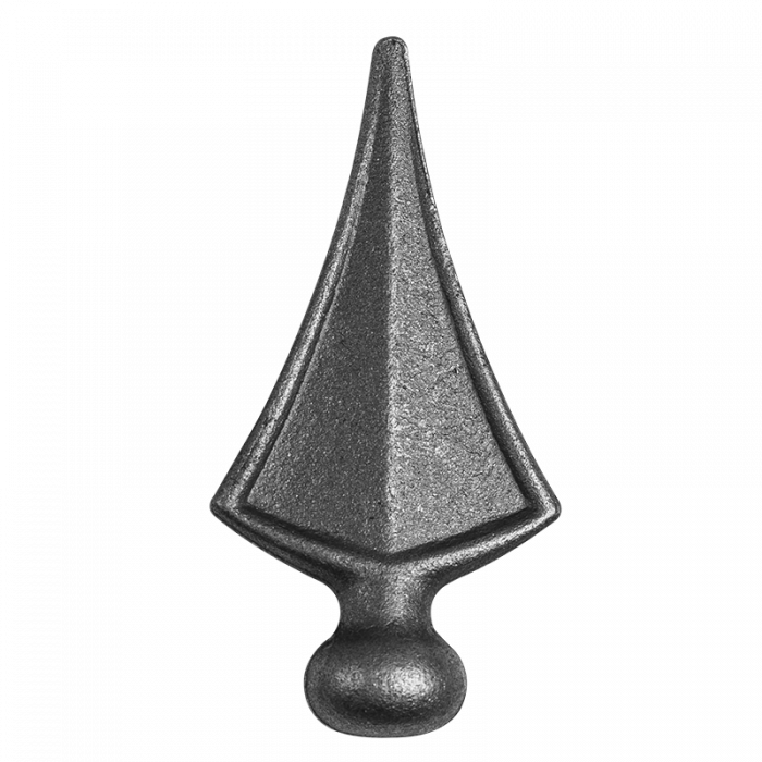 Forged steel arrowhead D25 mm H110 x L55 mm