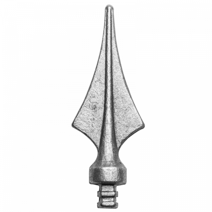 Forged steel arrowhead 12x12 mm H120 x L43 mm