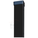 Metal post 60x40x1.2mm, RAL9005