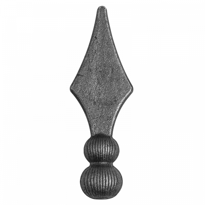 Forged steel arrowhead D20 mm H98 x L33 mm