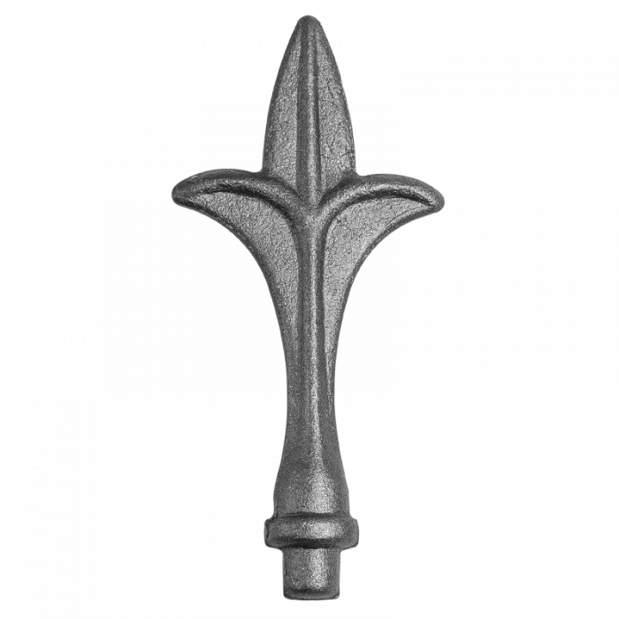 Forged steel arrowhead D13 mm H125 x L60 mm