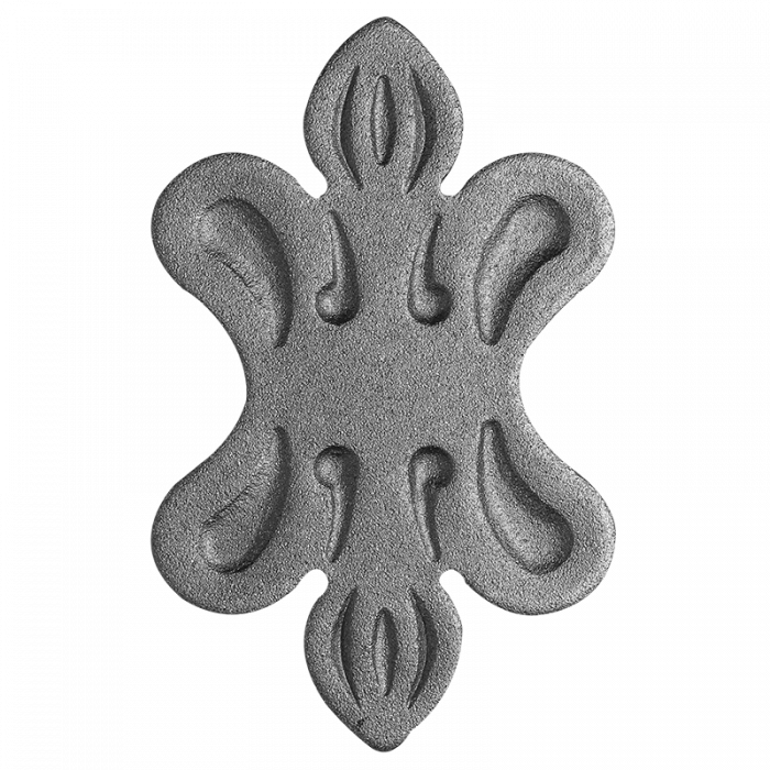 Nosegplāksne 6 mm H160 x L105 mm