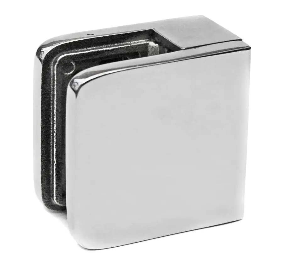  Стеклодержатель 45x45x26mm AISI 304 полированный