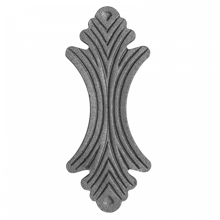 Dekoratīva pēda 4 mm H145 x L60 mm