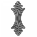 [K44.202] Nosegplāksne 4 mm H145 x L60 mm