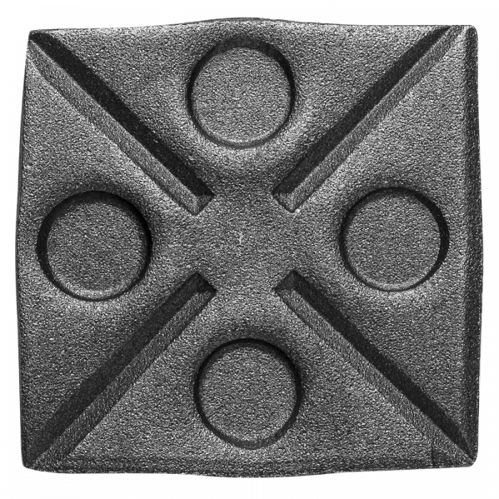 Nosegplāksne 8 mm H85 x L85 mm