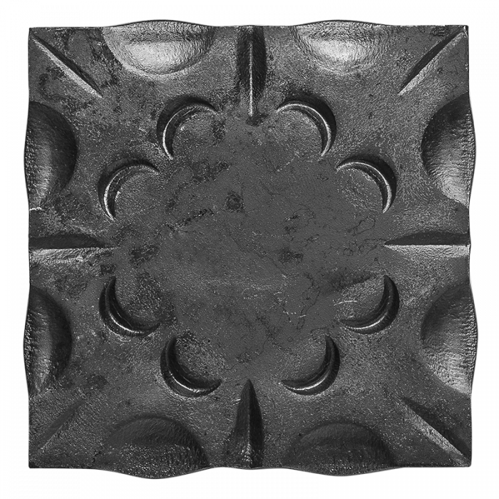 Nosegplāksne 4 mm H80 x L80 mm
