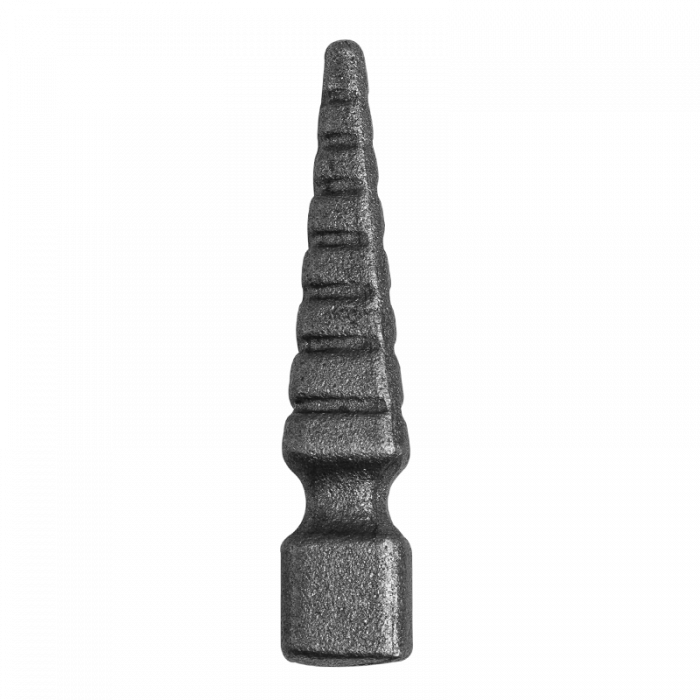 Forged steel arrowhead 15x15 mm H82 x L15 mm