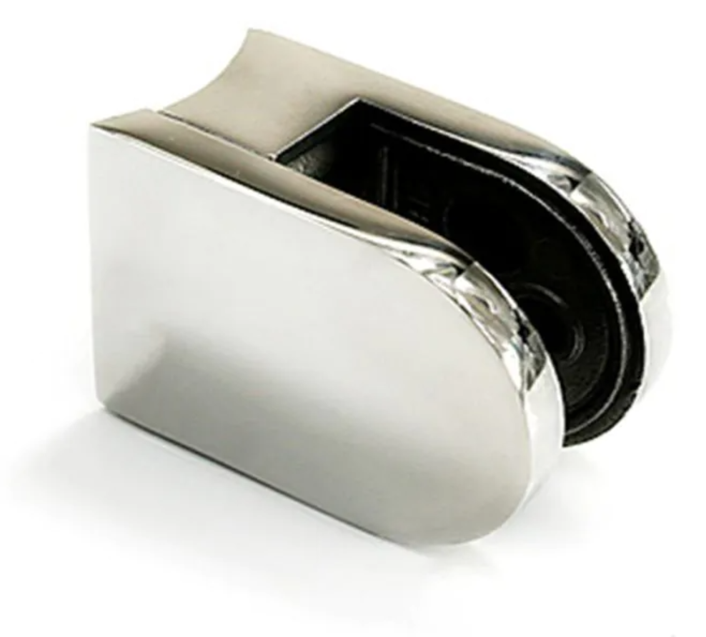 Stikla turētājs d42,4mm, 50x40x26mm AISI 316, pulēts