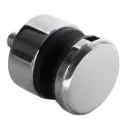 Point glass holder d30mm, M8, AISI 304 polished (6-12mm)