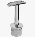 Handrail holder 42,4 h80 D42,4x2 (AISI 304 Polished) 