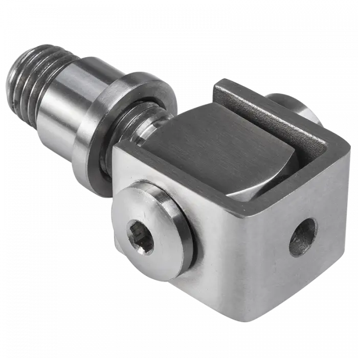 Regulējamā eņģe, nerūsējošais tērauds M16 B30xL84xG64 mm