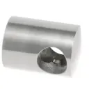Crossbar holder, d12mm, for flat surface AISI304 satin