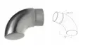 End cap 42,4x2 H42 AISI 304 (Polished) 