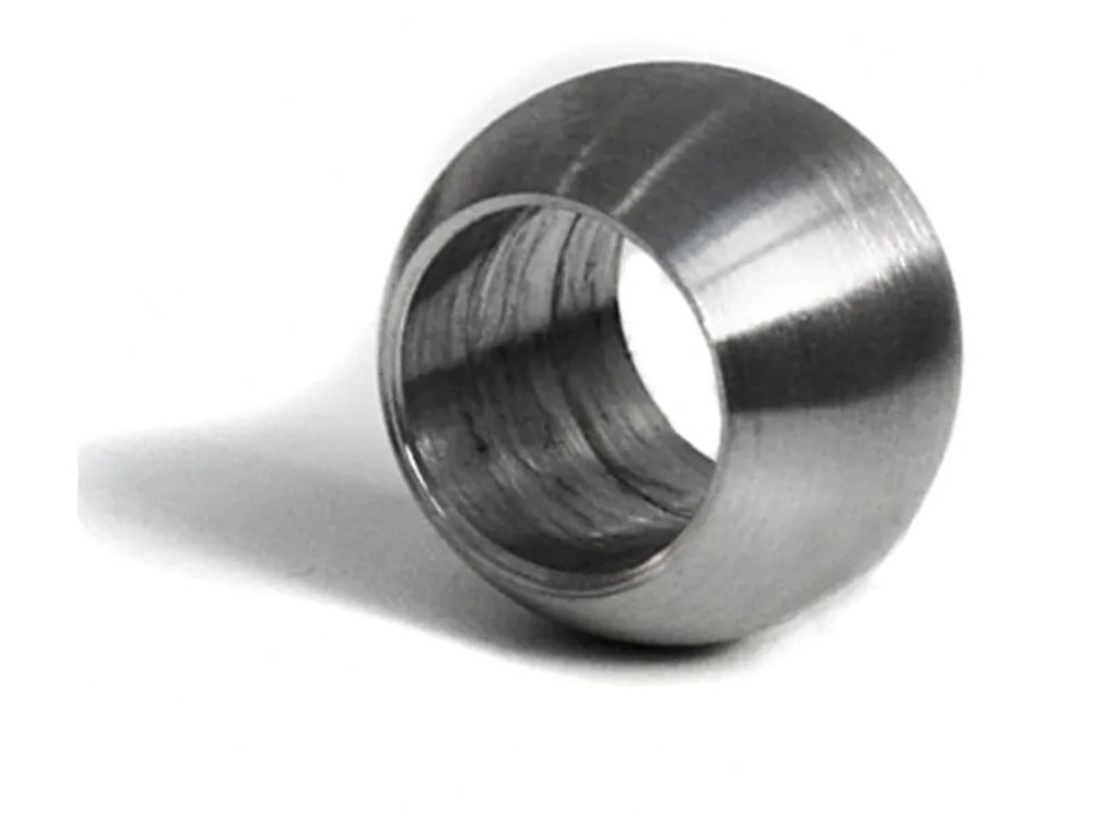End ball D20 d12mm AISI 304, Satin
