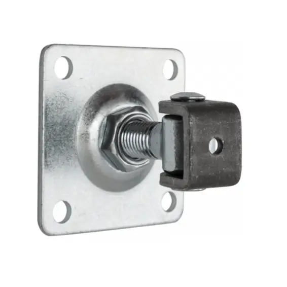 Adjustable hinge M20 with flange 100x100mm