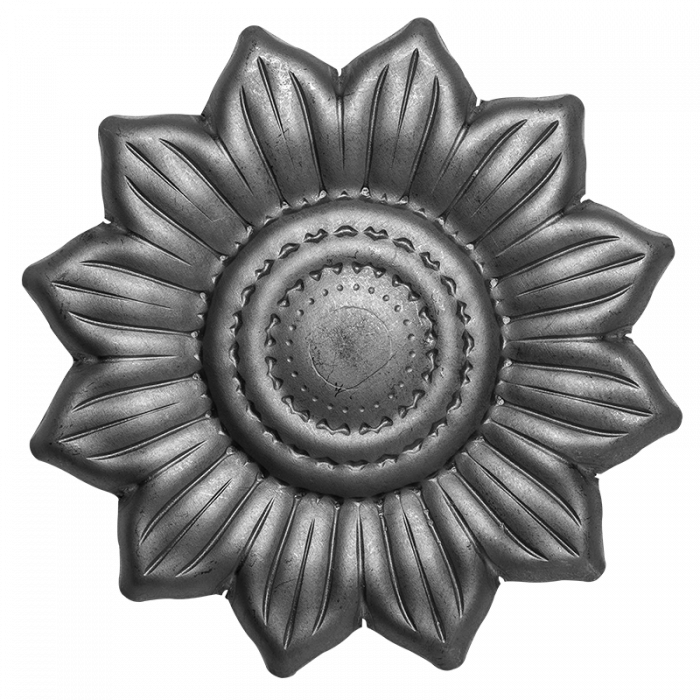 Decorative steel flower D95 x 2 mm
