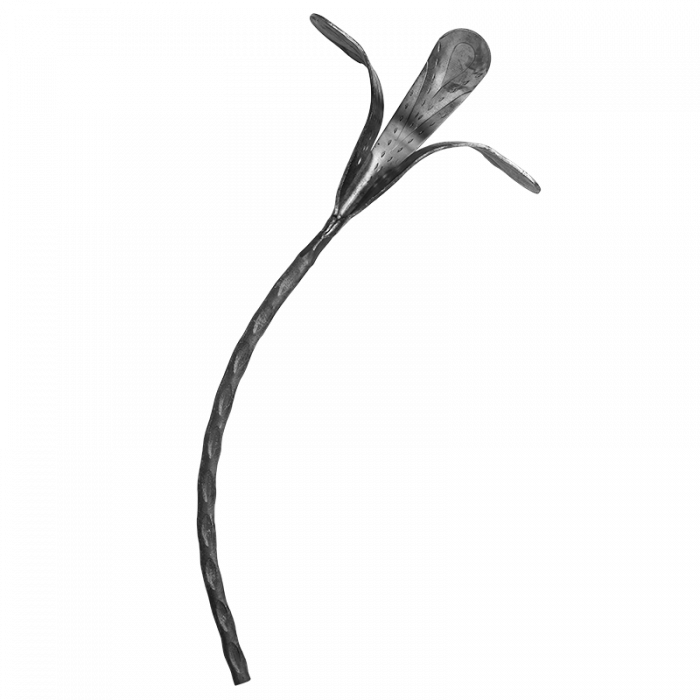 Una flor decorativa 12 mm H430 x L190 mm