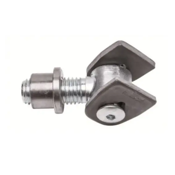 Adjustable hinge for welding M18, for wickets