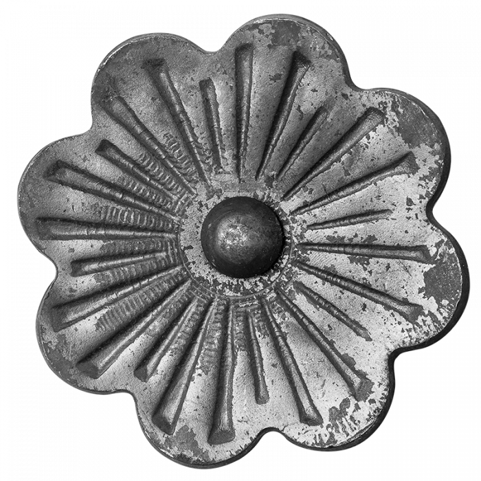 Decorative steel flower D95 x 3 mm