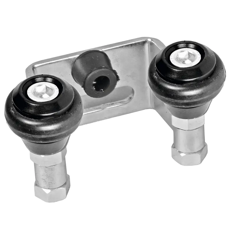 Handle for sliding gates with rubber rollers (80mm)