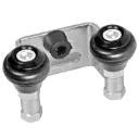 Handle for sliding gates with rubber rollers (80mm)