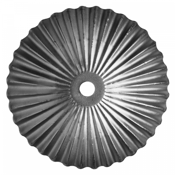 Decorative steel flower D20 x D115 mm 0,8 mm