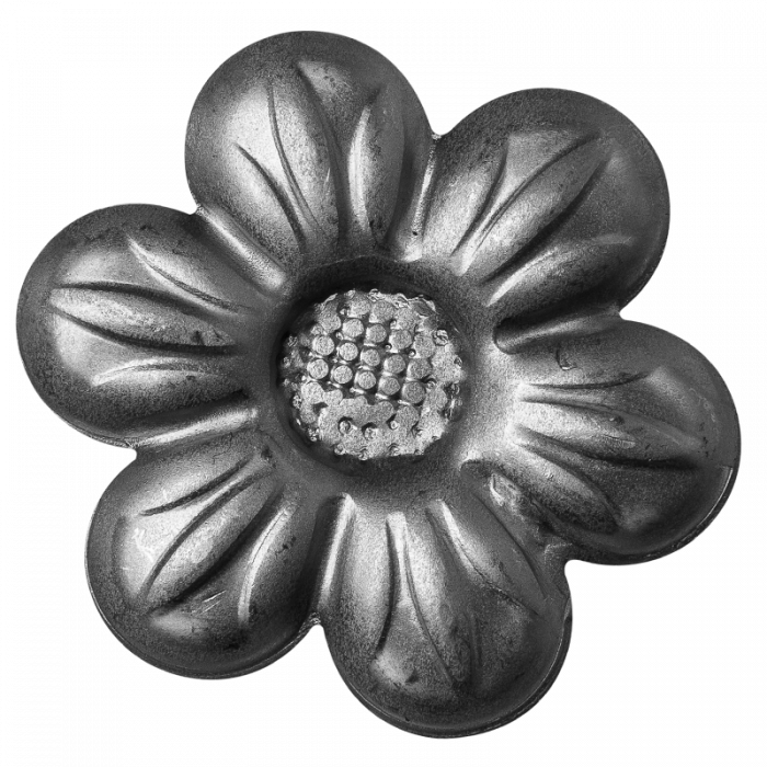 Decorative steel flower D57 x 2 mm