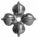 [K50.024] Dekoratīvā puķe D8 x D70 mm 0,8 mm