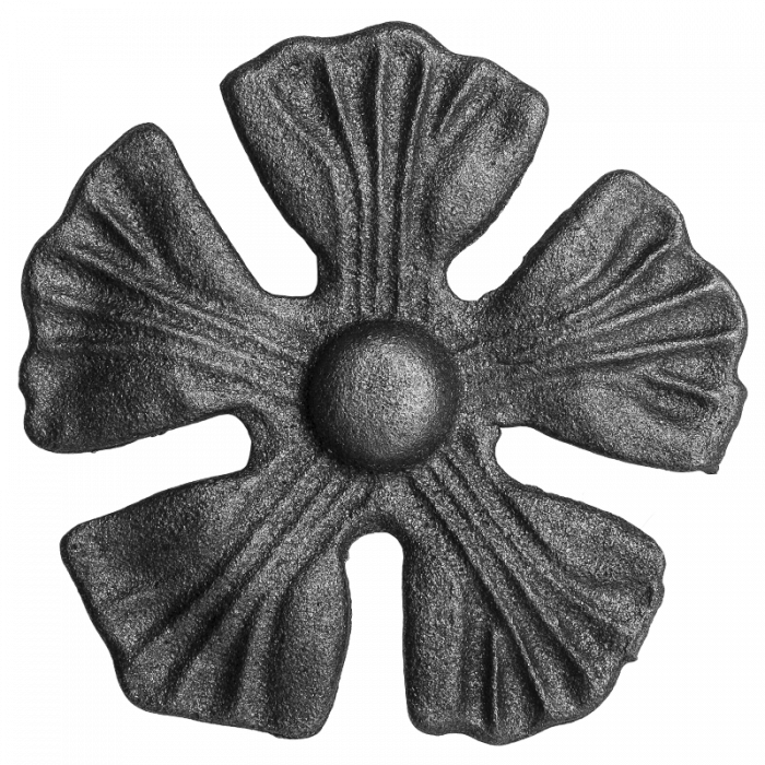 Decorative steel flower D90 x 3,5 mm